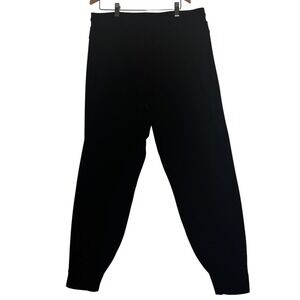 Mens‎ Black Stretch Jogger Pants XL Drawstring Waist Tapered Leg Pockets Casual